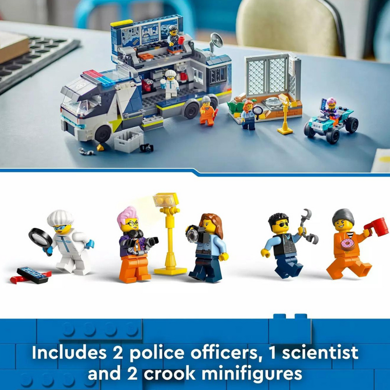 LEGO City Police Mobile Crime Lab Truck Toy 60418 mulveys.ie nationwide shipping