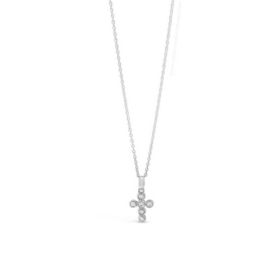 Absolute Kids Collection HCC108 Silver Cross And Chain mulveys.ie nationwide shipping