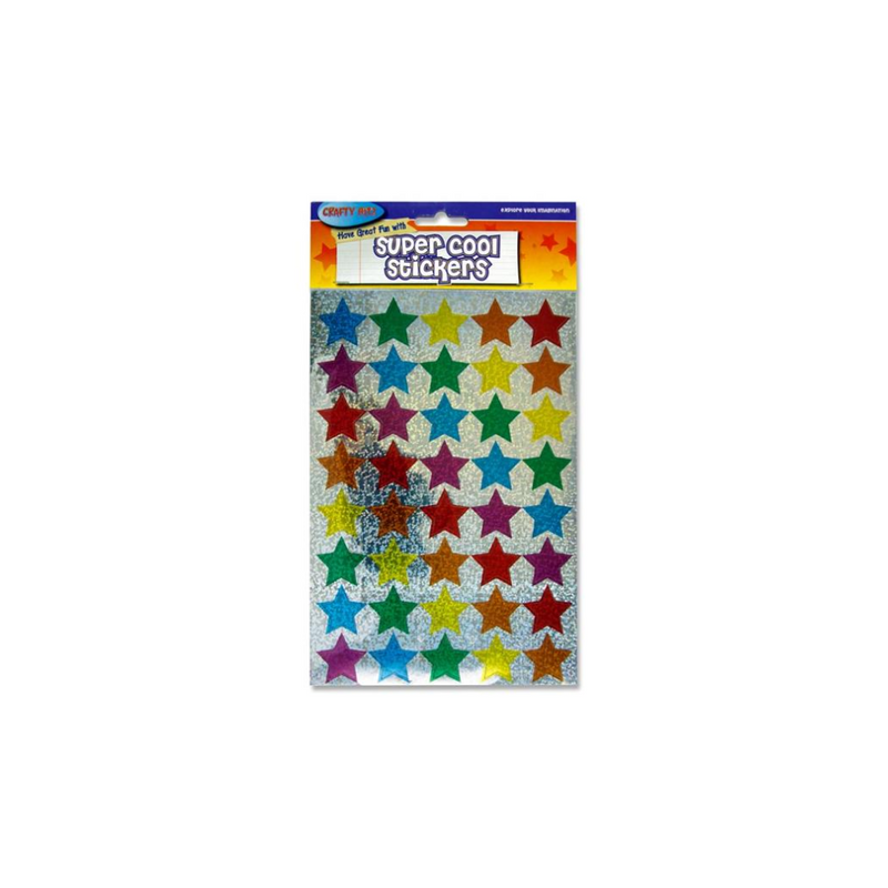 Crafty Bitz Super Cool Holographic Stickers - Star. Mulveys.ie