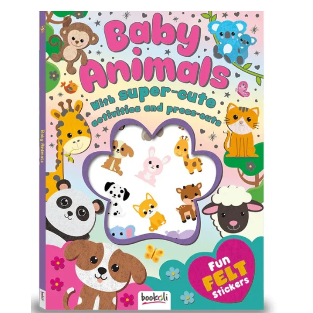 Fun Felt Sticker Activity Book Baby Animals Mulveys.ie