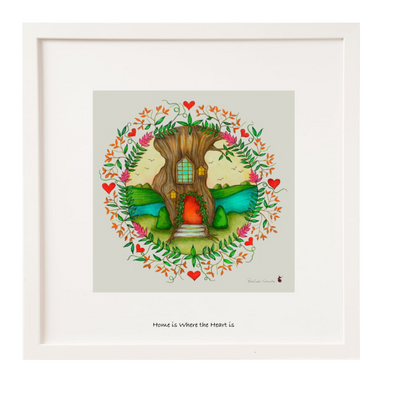 Home is where the Heart is by Belinda Northcote 6x 6 mulveys.ie nationwide shipping