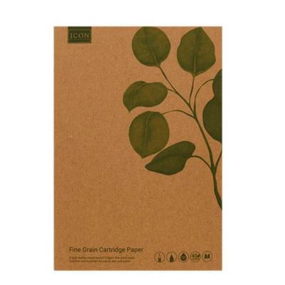 Icon Green A4 Sketch Book - 110gsm - 80 Pages mulveys.ie nationwide shipping