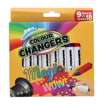 World of Colour Pkt.9+1 Colour Changers Magic Markers mulveys.ie nationwide shipping