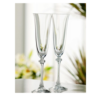 LIBERTY FLUTE PAIR - GALWAY CRYSTAL mulveys.ie nationwide shipping