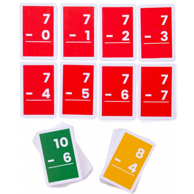 Flashcards - Subtractions 1-10 mulveys.ie nationwide shipping