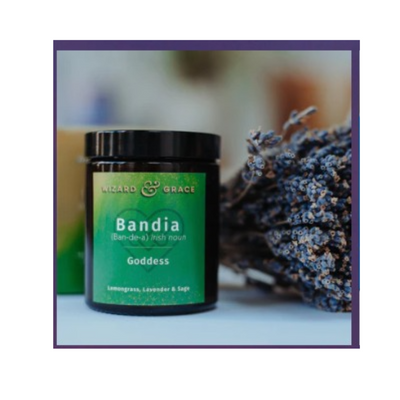 Wizard & Grace Goddess Essential Oil Candle (Bandia) mulveys.ie nationwide shipping