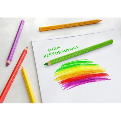 Faber Castell Jumbo grip colour pencil 6pk