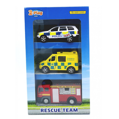 “2-Play Traffic” Die Cast Rescue Team with Light and Sound mulveys.ie  nationwide shipping