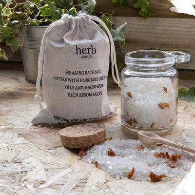 BATH SALTS PEPPERMINT&EUCALYPTUS MULVEYS.IE