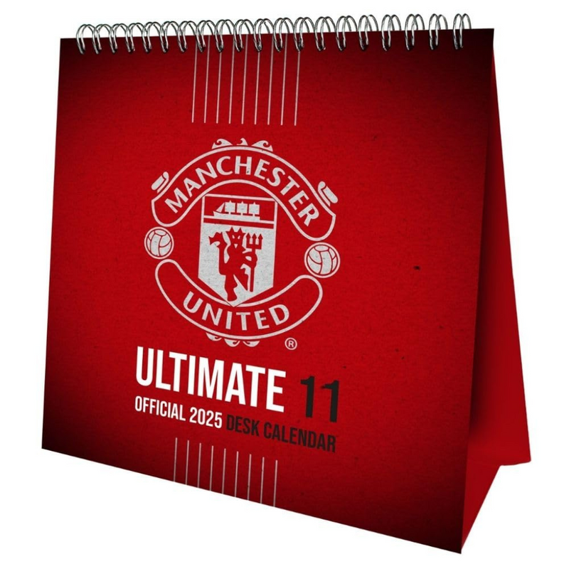 2025 Calendar Manchester United FC Month to View Football Desk  mulveys.ie nationwide shipping