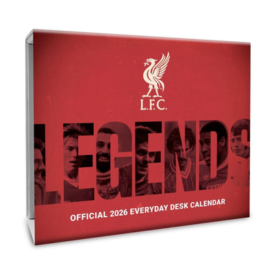 2026 CALENDAR LIVERPOOL FC PAGE A DAY DESK BLOCK OFFICIAL PRODUCT