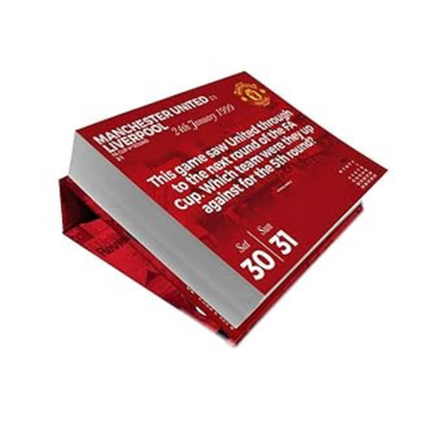 2026 CALENDAR MANCHESTER UNITED FC PAGE A DAY DESK BLOCK OFFICIAL PRODUCT