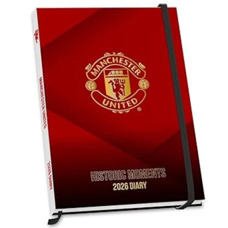 2026DIARYMANCHESTERUNITEDFCWEEKTOVIEWA5HARDBACKOFFICIALPRODUCT MULVEYS.IE NATIOWIDE SHIPPING