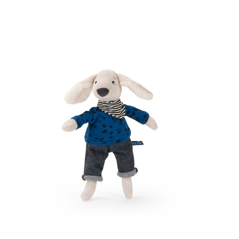 Pilou the Dog 30 cm - Puce & Pilou