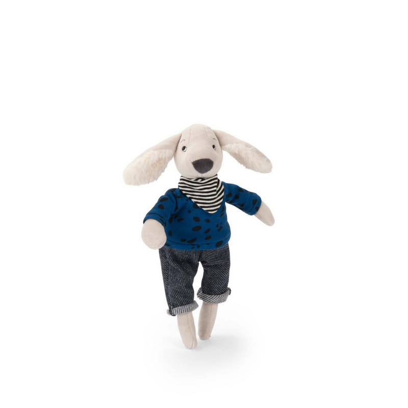 Pilou the Dog 30 cm - Puce & Pilou