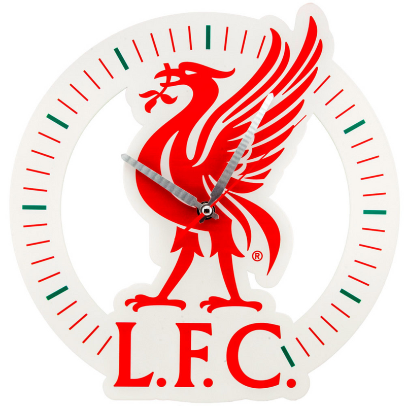 Official Liverpool Football Club Red & White Wall Clock