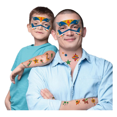 Avenir - Face Sticker and Tattoos - Superheroes