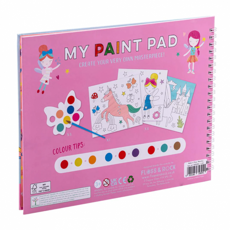 My Paint Pad, Floss & Rock - Rainbow Fairy