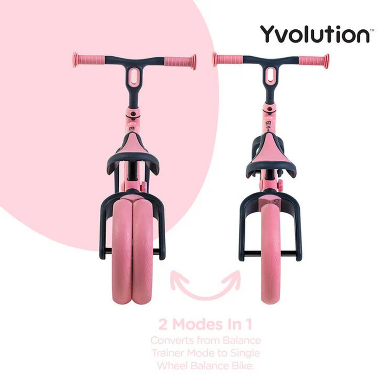 Yvolution Velo Junior Balance Bike Refresh Light Pink