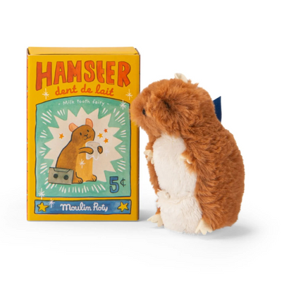 Moulin Roty Hamster, milk tooth fairy with box
