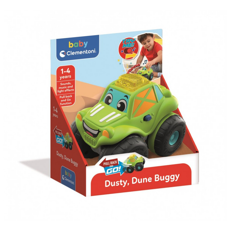 BABY CLEMMY- DUSTY CAR, DUNE BUGGY