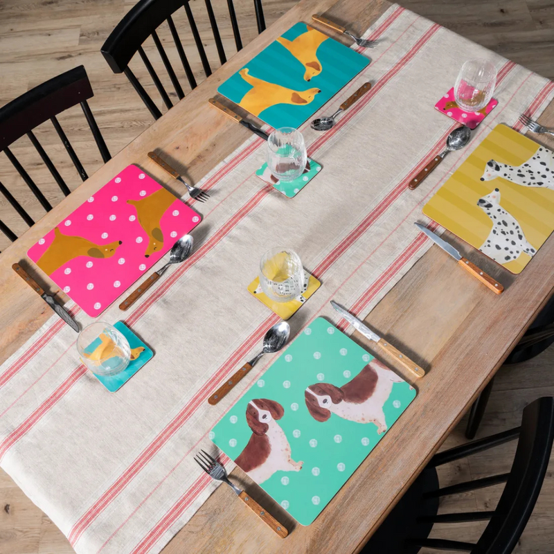 Creative Tops Standard Placemats, Set of Four, Dog Standard