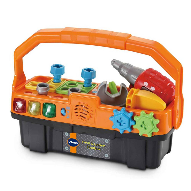 Vtech Drill & Learn Toolbox With Lights, Sounds And Accessories