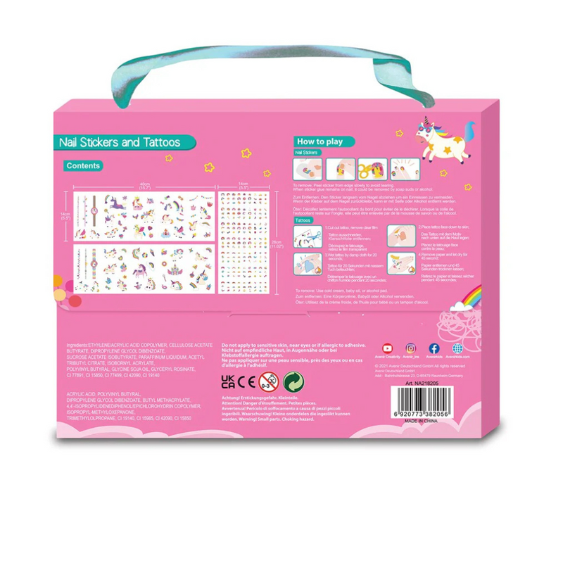 Nail Stickers And Tattoos Unicorn