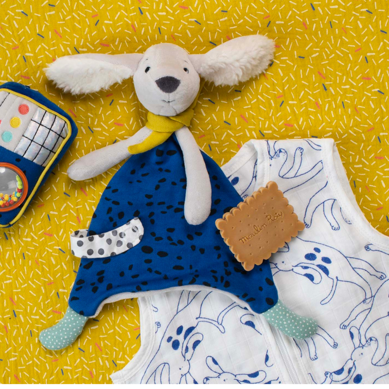 Moulin Roty Pilou dog doudou