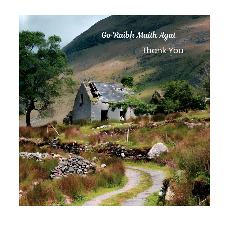 Patrick Donald "Go Raibh Maith Agat" Card
