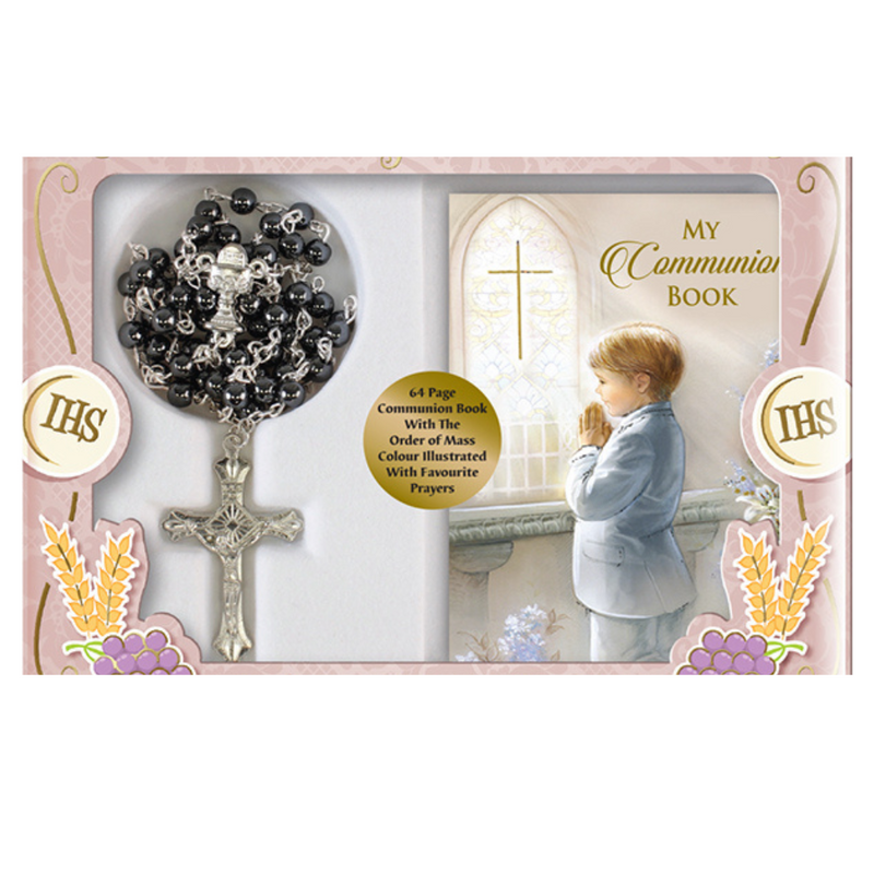 Communion Book with rosary
