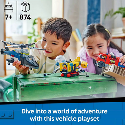 LEGO City Helicopter, Fire Engine & Submarine Remix 60462