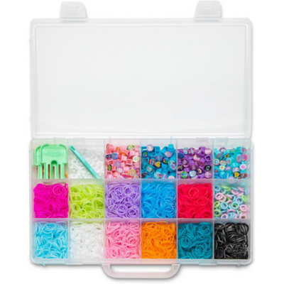 Rainbow Loom Beadmoji Deluxe Kit Bracelet Maker with Unique Messaging Beads