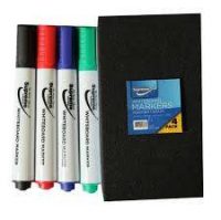 WHITEBOARD MARKERS 4 colours with eraser