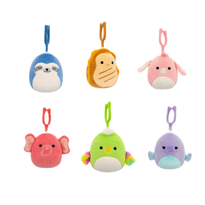 3.5" clip on squishmallows