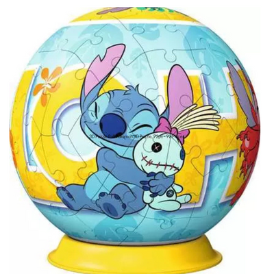 3D Puzzle Ball Disney Stitch - 72 Pieces