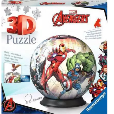 3D Puzzle Ball Marvel Avengers - 72 Pieces