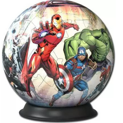 3D Puzzle Ball Marvel Avengers - 72 Pieces