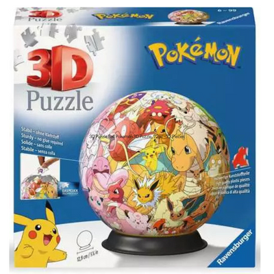3D Puzzle Ball Pokemon 3D Puzzle, 72pc - 72 Pieces