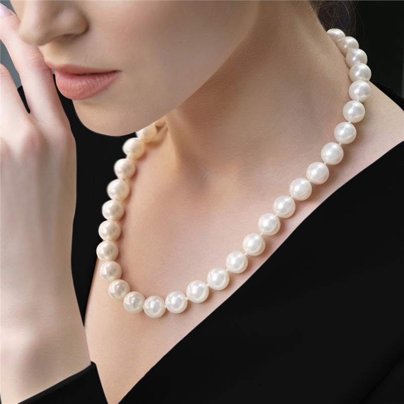PEARL NECKLACE 9MM MULVEYS.IE