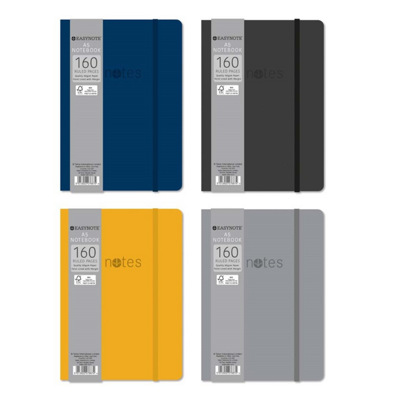 A5 Soft Touch Notebook 4 Rustic Colours mulveys.ie nationwide shipping