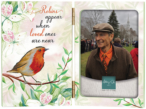 Wood MDF Hinged Photo Frame/Robins Near You MULVEYS.IE