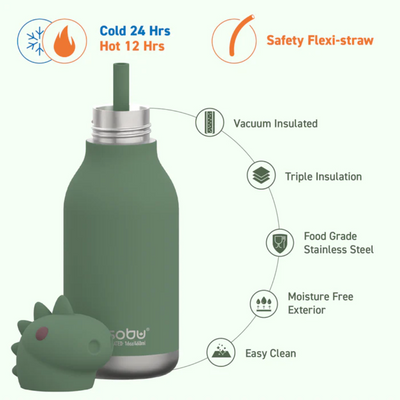 ASOBU WATER BOTTLE DINOSAUR. MULVEYS.IE