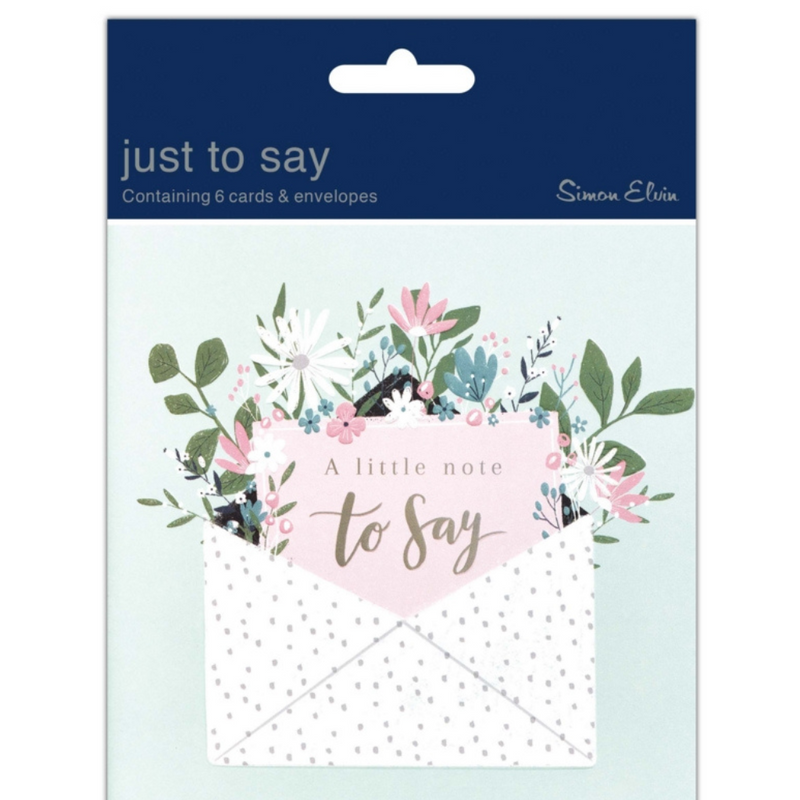 A Little Note to Say - Pack of 6 mulveys.ie nationwide shipping