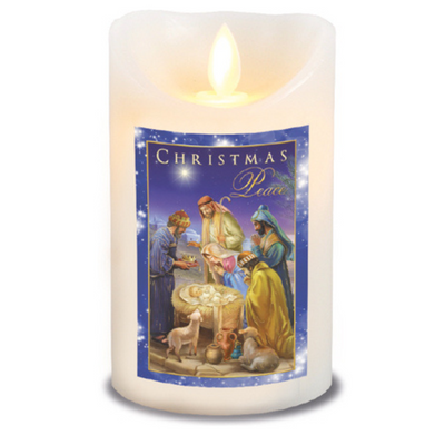 Nativity LED Candle MULVEYS.IE NATIONWIDE SHIPPING