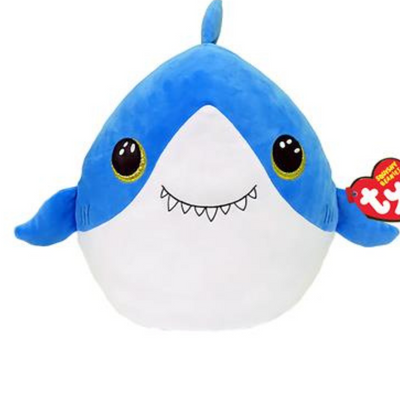 TY SQUISH A BOO FINSLEY SHARK 31CM mulveys.ie nationwide shipping
