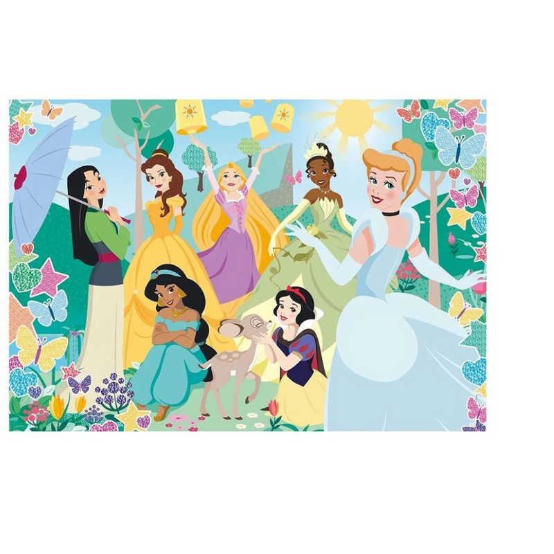 Clementoni Kids Puzzle Super Color Glitter Princess 104 Pcs mulveys.ie nationwide shipping