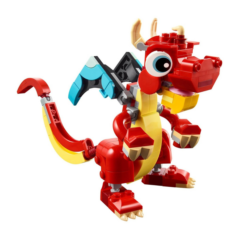 LEGO 31145 Creator 3in1 Red Dragon Toy with Animal Figures mulveys.ie nationwide shipping