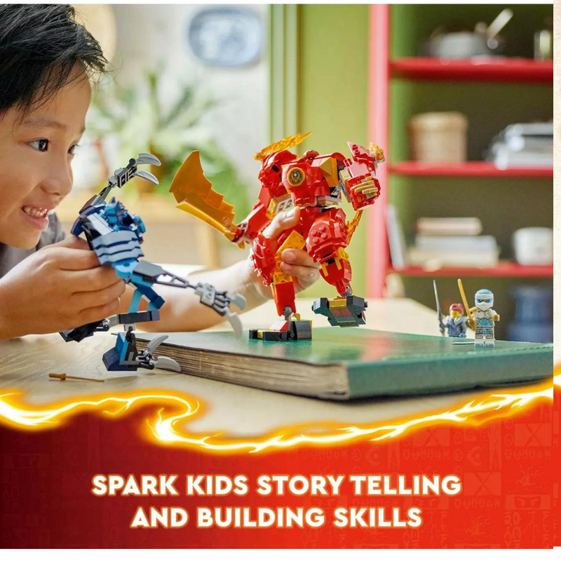 LEGO Ninjago Kai’s Elemental Fire Mech Toy 71808 mulveys.ie nationwide shipping