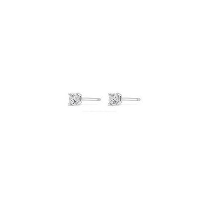 Absolute Kids Collection HCE425 Silver 3mm Cubic Zirconia Stud Earrings mulveys.ie nationwide shipping